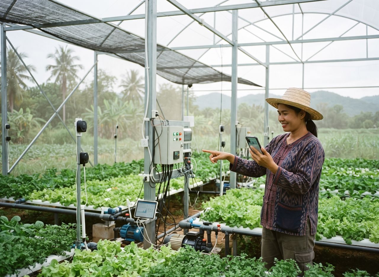 โรงเรือนอัจฉริยะระบบ IoT สั่งการด้วยมือถือ: คุ้มค่าลงทุนจริงไหมสำหรับเกษตรกรยุคใหม่? — รูปที่ 1