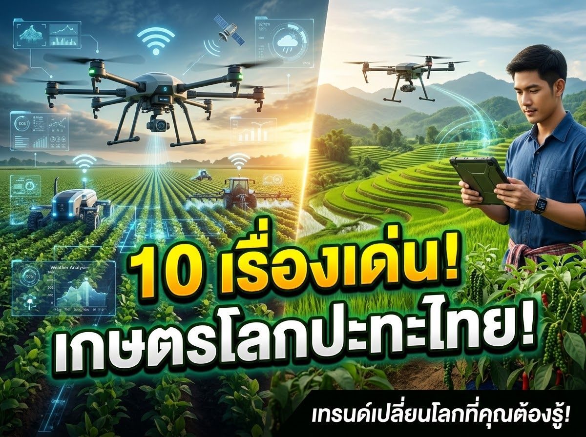บินลัดฟ้าสำรวจ 10 ข่าวและเทรนด์เกษตรรายประเทศทั่วโลก จนถึงเมืองไทย — รูปที่ 1