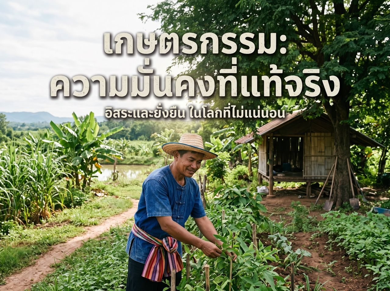 ความมั่นคง มีน้ำหนักกว่าความมั่งคั่ง... และ "ความอิสระ" คือกำไรสูงสุดของคนทำเกษตร — รูปที่ 1
